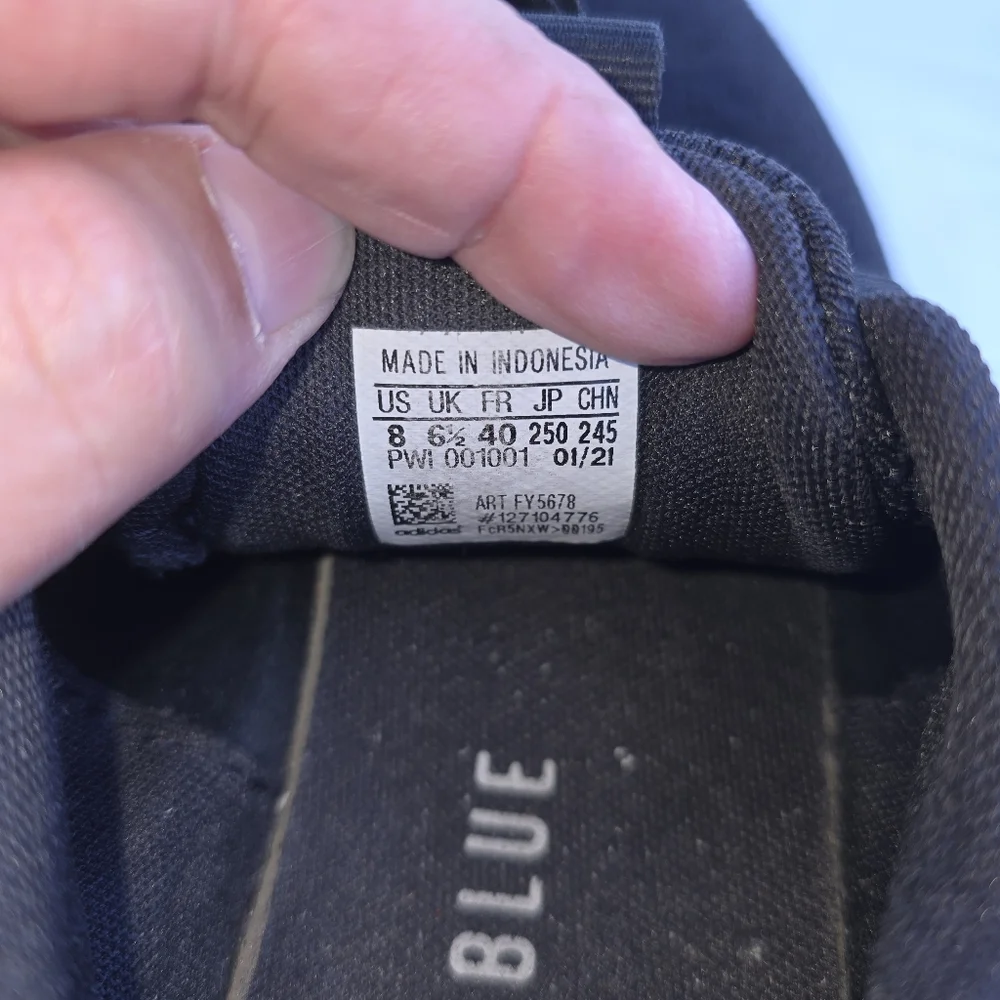 Adidas Womens QTRacer Sport FY5678Black Running Shoes Sneakers Size 8 - Picture 3 of 8